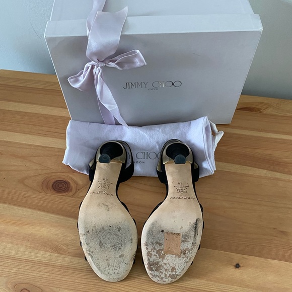 Jimmy Choo | Suede Strappy Sandle Size 8 - Picture 4 of 5